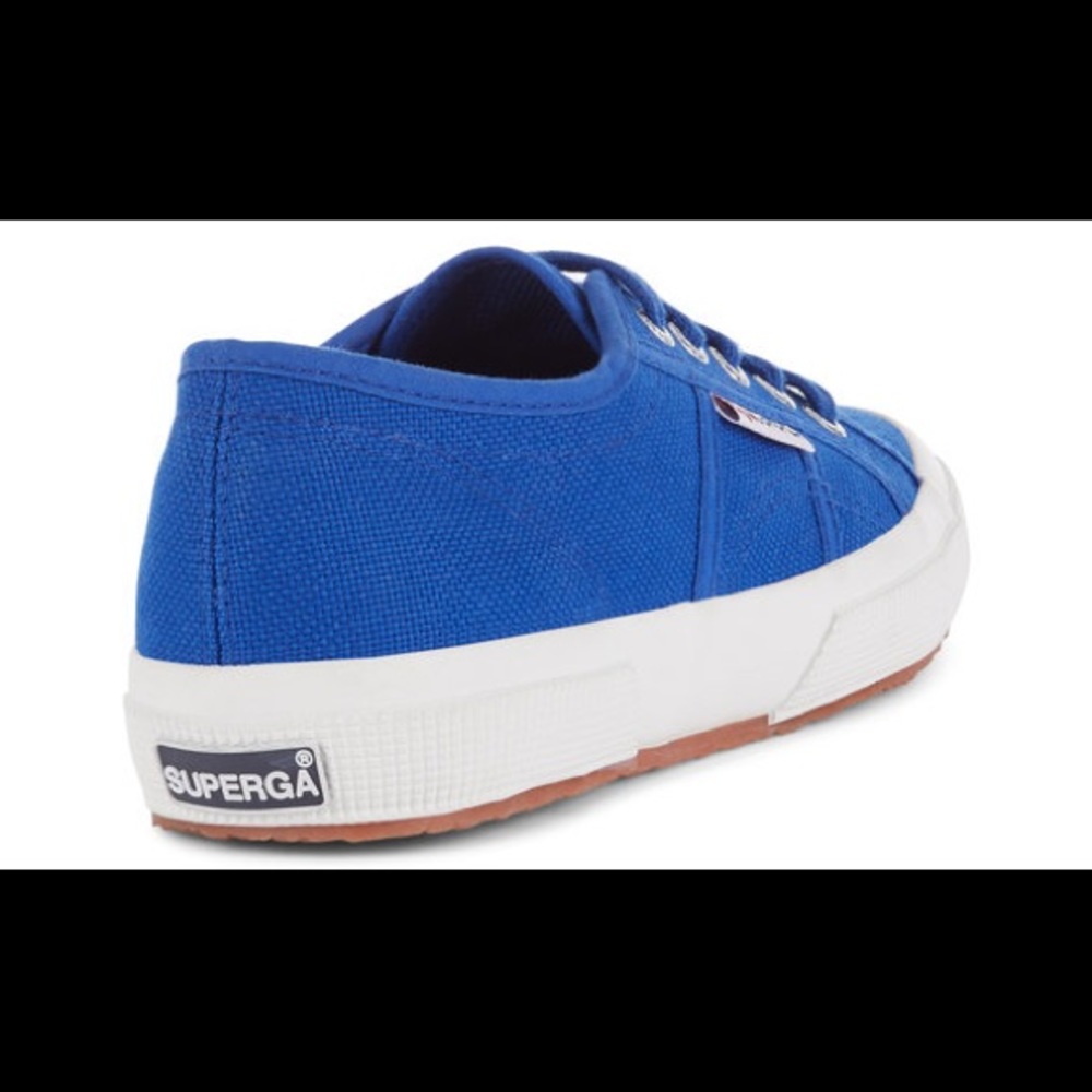 Supera Blue Canvas Sneakers, Size 8 - Picture 3 of 9